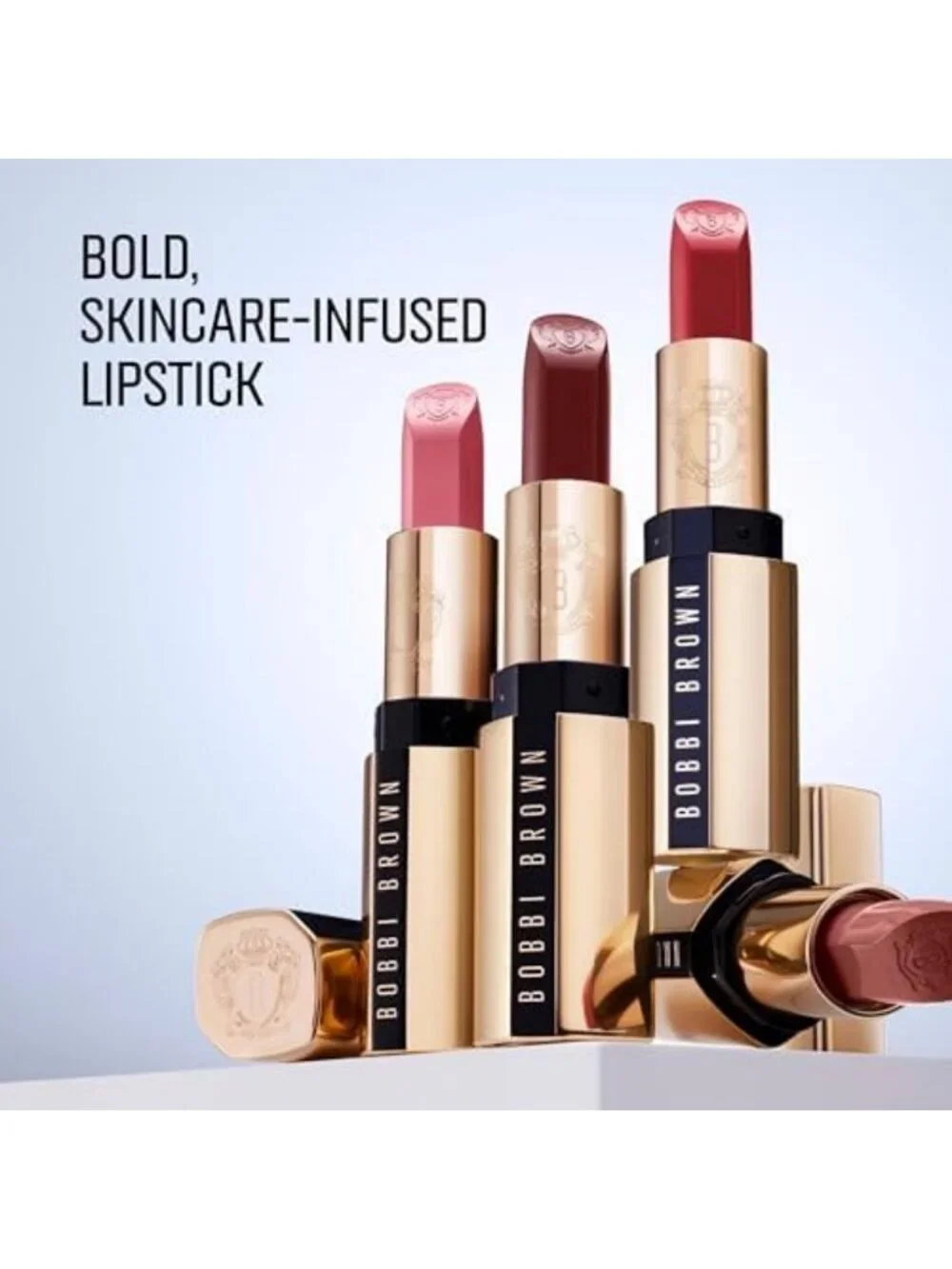 Luxe Bold Lipstick | Skincare-Infused for Rich Satin Finish | Chamomile